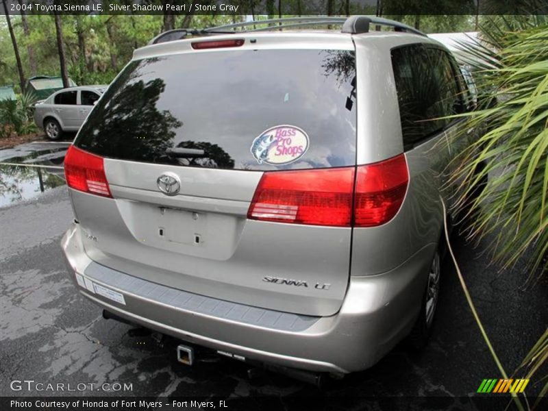 Silver Shadow Pearl / Stone Gray 2004 Toyota Sienna LE