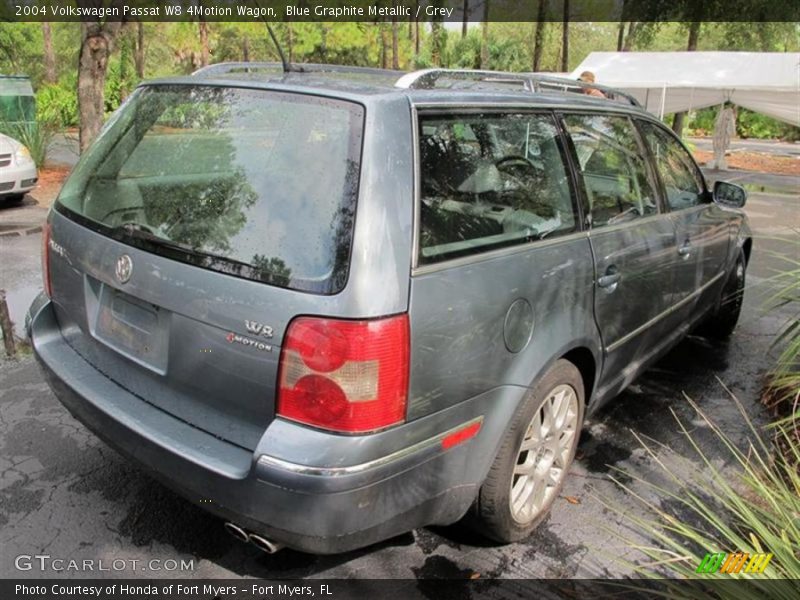 Blue Graphite Metallic / Grey 2004 Volkswagen Passat W8 4Motion Wagon
