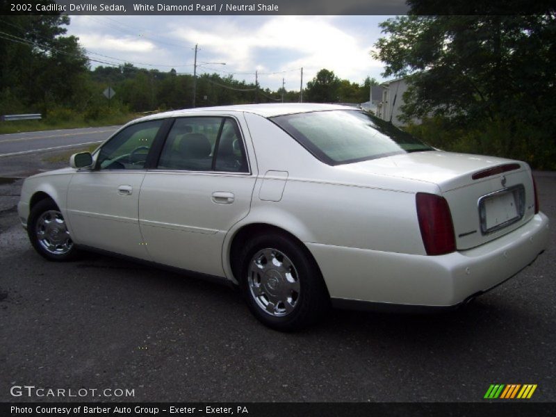 White Diamond Pearl / Neutral Shale 2002 Cadillac DeVille Sedan