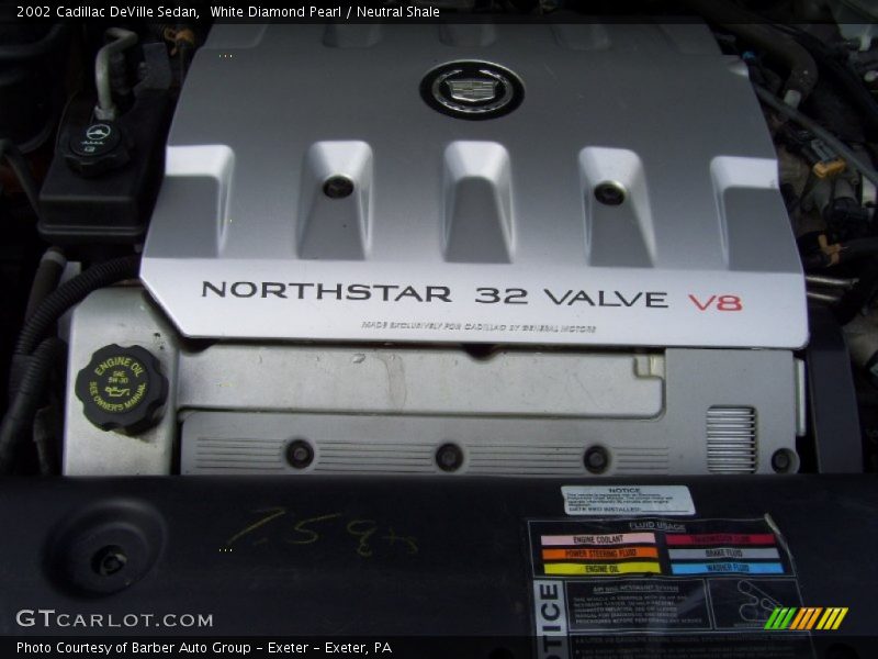 White Diamond Pearl / Neutral Shale 2002 Cadillac DeVille Sedan