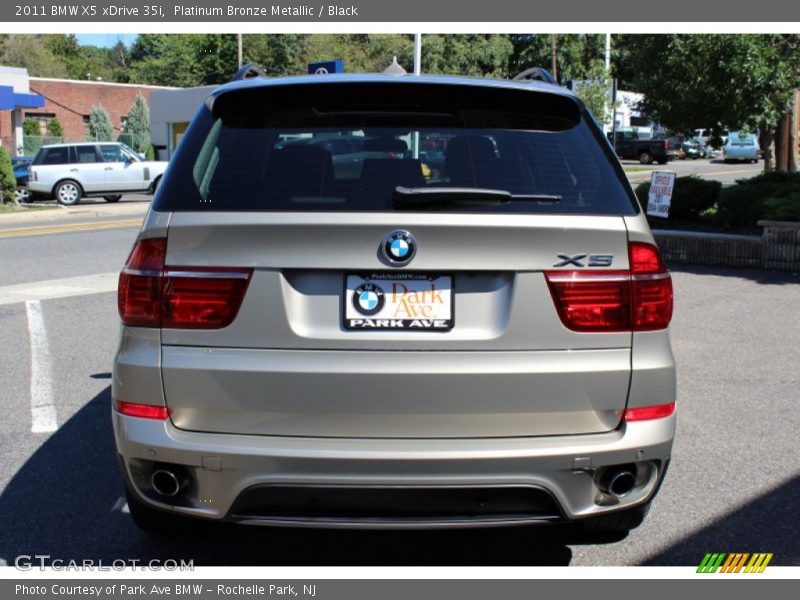 Platinum Bronze Metallic / Black 2011 BMW X5 xDrive 35i