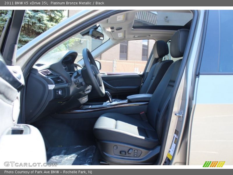 Platinum Bronze Metallic / Black 2011 BMW X5 xDrive 35i