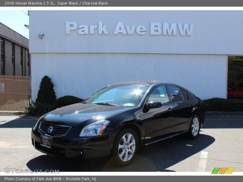 Super Black / Charcoal Black 2008 Nissan Maxima 3.5 SL