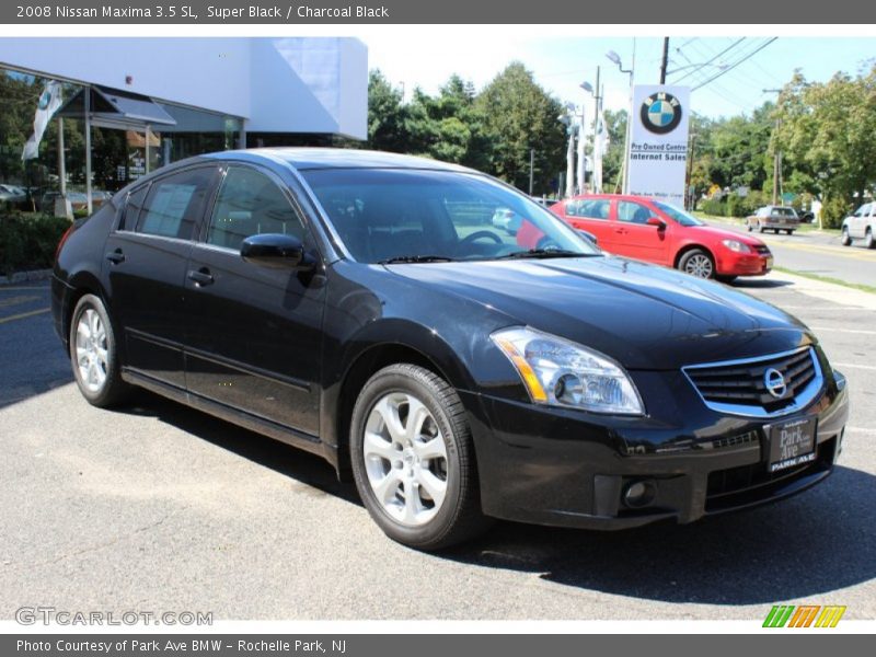 Super Black / Charcoal Black 2008 Nissan Maxima 3.5 SL