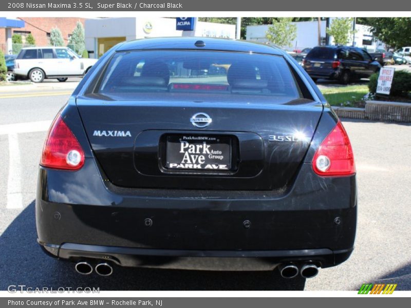 Super Black / Charcoal Black 2008 Nissan Maxima 3.5 SL