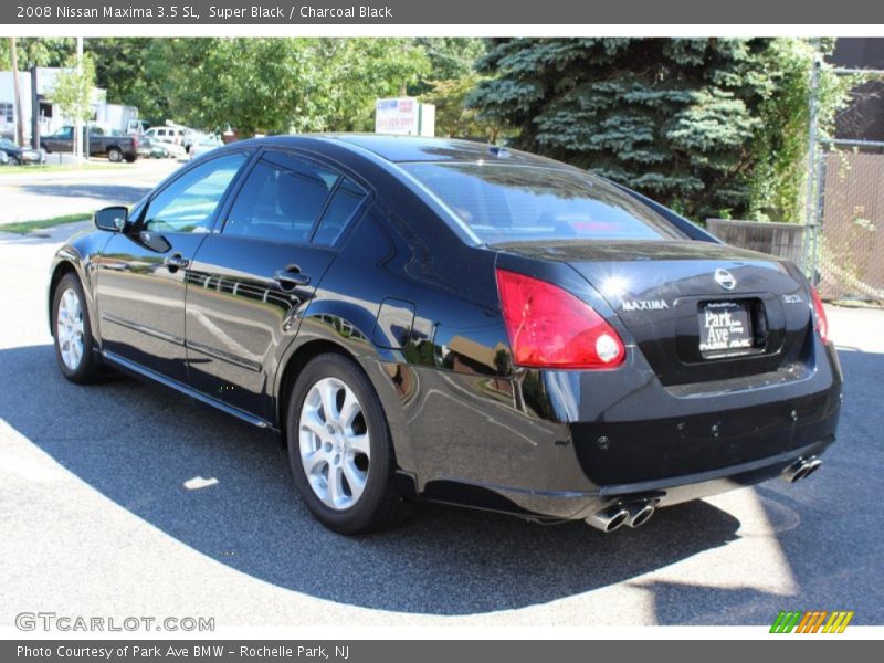 Super Black / Charcoal Black 2008 Nissan Maxima 3.5 SL