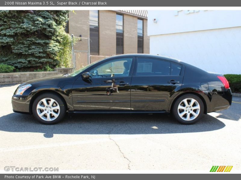 Super Black / Charcoal Black 2008 Nissan Maxima 3.5 SL
