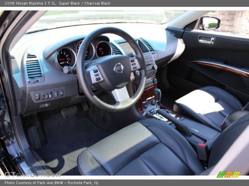 Super Black / Charcoal Black 2008 Nissan Maxima 3.5 SL