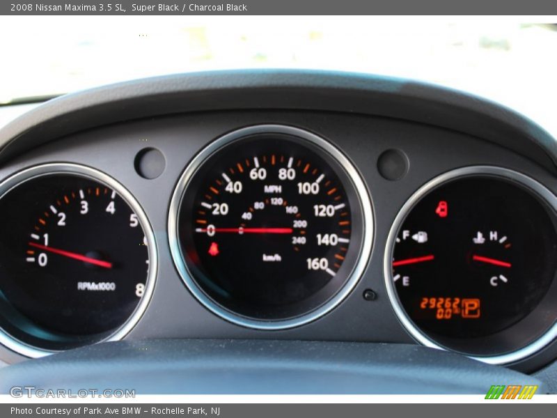 Super Black / Charcoal Black 2008 Nissan Maxima 3.5 SL