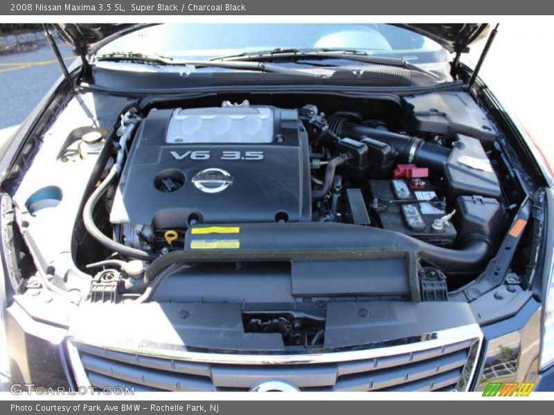 Super Black / Charcoal Black 2008 Nissan Maxima 3.5 SL