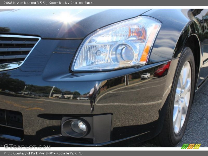 Super Black / Charcoal Black 2008 Nissan Maxima 3.5 SL