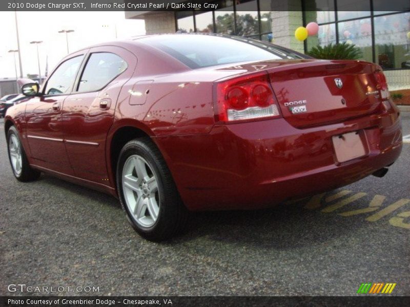 Inferno Red Crystal Pearl / Dark Slate Gray 2010 Dodge Charger SXT