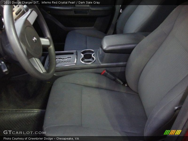 Inferno Red Crystal Pearl / Dark Slate Gray 2010 Dodge Charger SXT