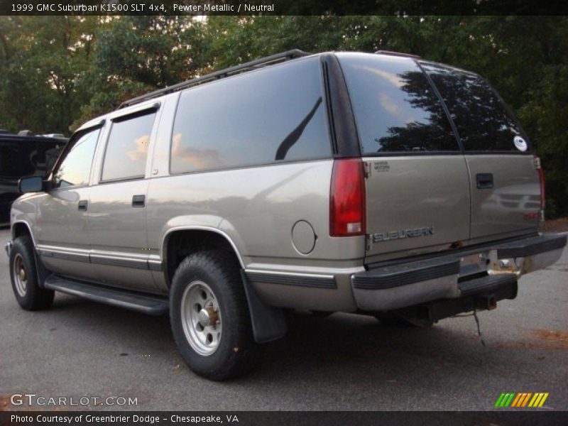 Pewter Metallic / Neutral 1999 GMC Suburban K1500 SLT 4x4