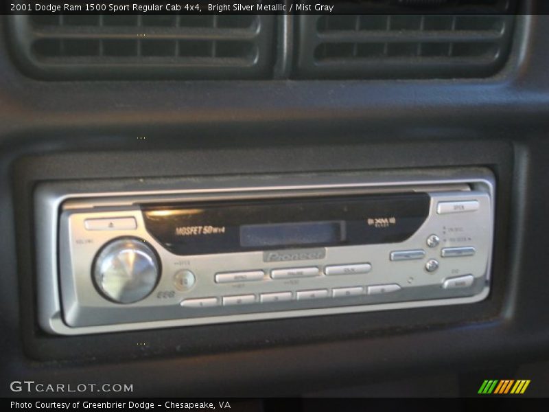 Audio System of 2001 Ram 1500 Sport Regular Cab 4x4