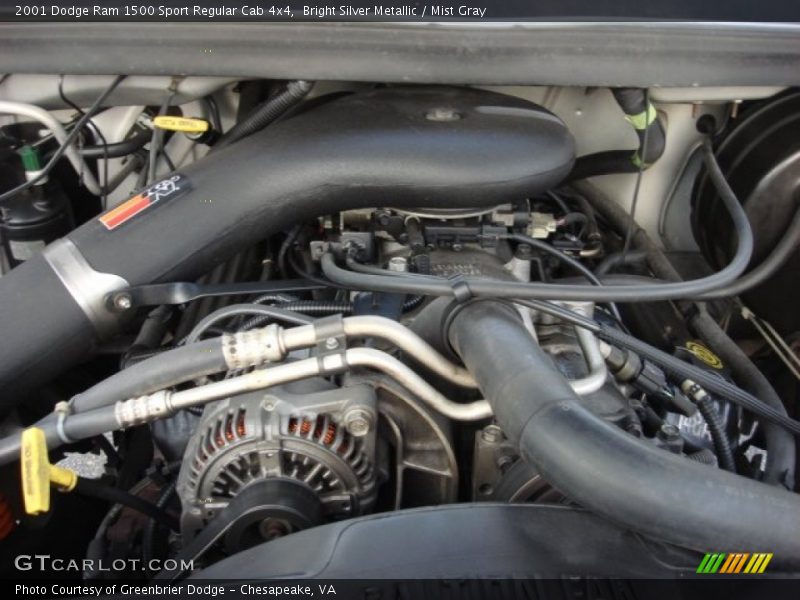  2001 Ram 1500 Sport Regular Cab 4x4 Engine - 5.2 Liter OHV 16-Valve V8
