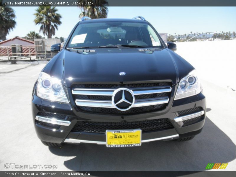 Black / Black 2012 Mercedes-Benz GL 450 4Matic