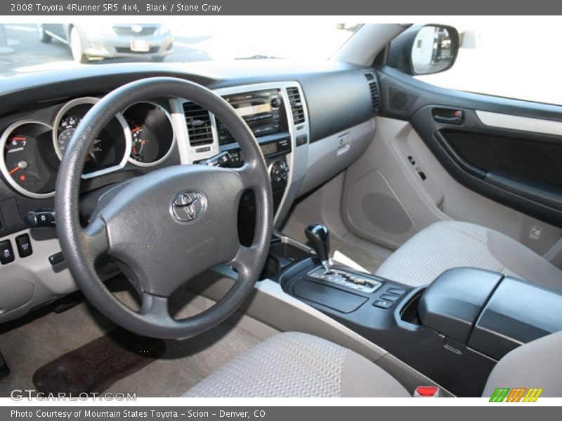 Black / Stone Gray 2008 Toyota 4Runner SR5 4x4