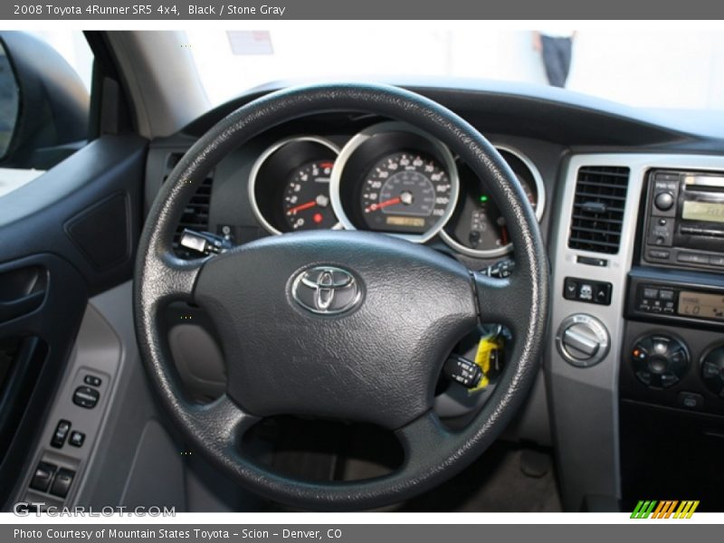 Black / Stone Gray 2008 Toyota 4Runner SR5 4x4