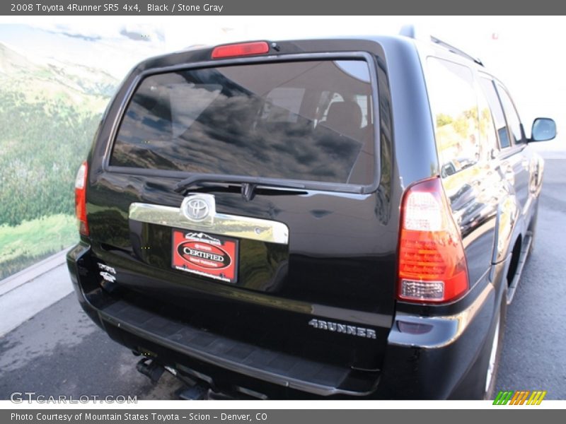 Black / Stone Gray 2008 Toyota 4Runner SR5 4x4