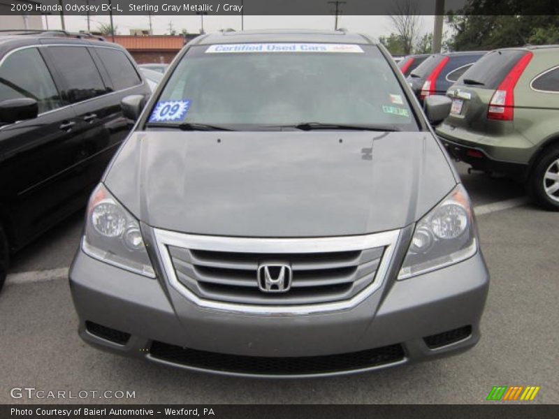 Sterling Gray Metallic / Gray 2009 Honda Odyssey EX-L