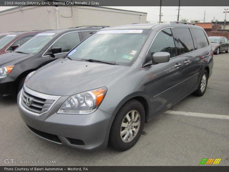 Sterling Gray Metallic / Gray 2009 Honda Odyssey EX-L