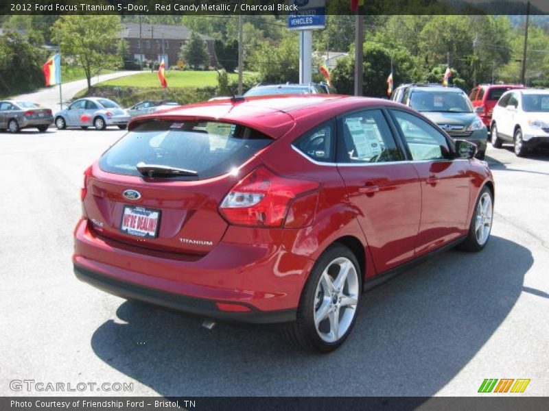 Red Candy Metallic / Charcoal Black 2012 Ford Focus Titanium 5-Door