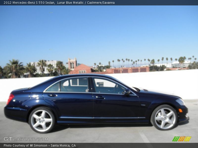  2012 S 550 Sedan Lunar Blue Metallic