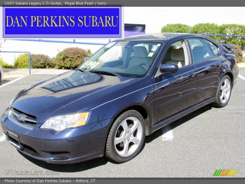 Regal Blue Pearl / Ivory 2007 Subaru Legacy 2.5i Sedan