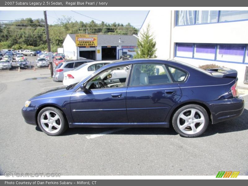 Regal Blue Pearl / Ivory 2007 Subaru Legacy 2.5i Sedan