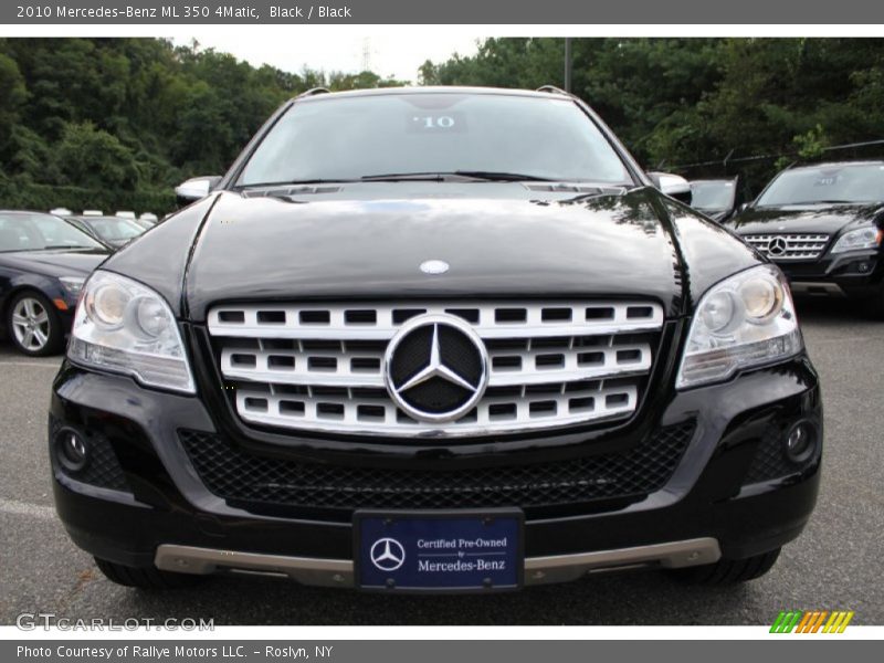 Black / Black 2010 Mercedes-Benz ML 350 4Matic