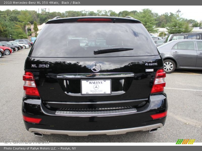 Black / Black 2010 Mercedes-Benz ML 350 4Matic