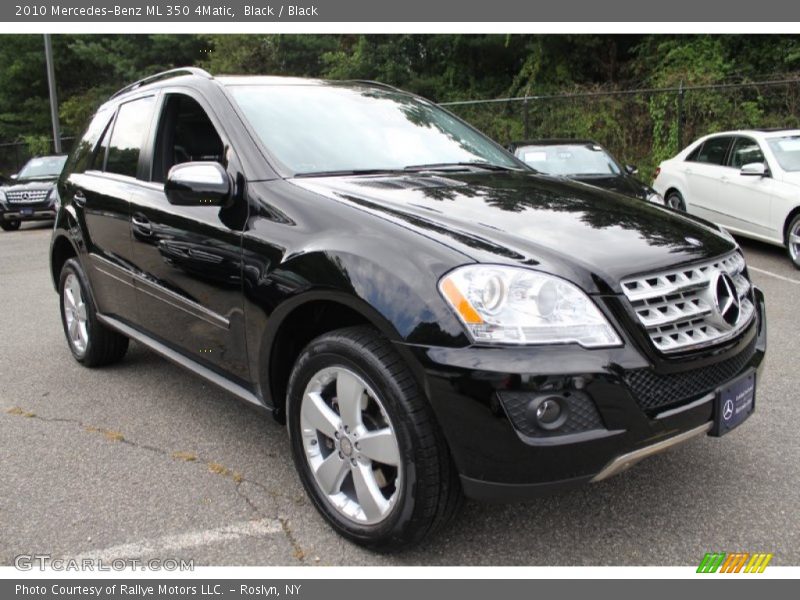 Black / Black 2010 Mercedes-Benz ML 350 4Matic