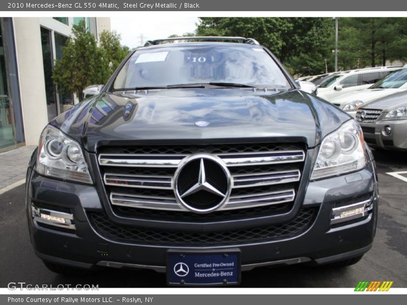 Steel Grey Metallic / Black 2010 Mercedes-Benz GL 550 4Matic