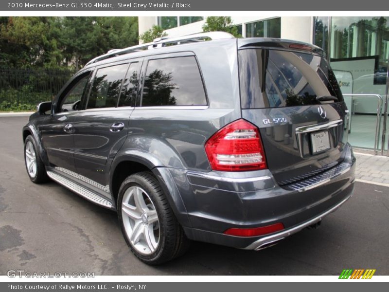 Steel Grey Metallic / Black 2010 Mercedes-Benz GL 550 4Matic