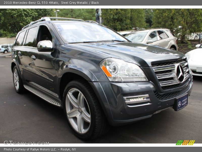 Steel Grey Metallic / Black 2010 Mercedes-Benz GL 550 4Matic
