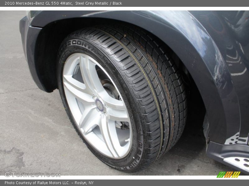 Steel Grey Metallic / Black 2010 Mercedes-Benz GL 550 4Matic