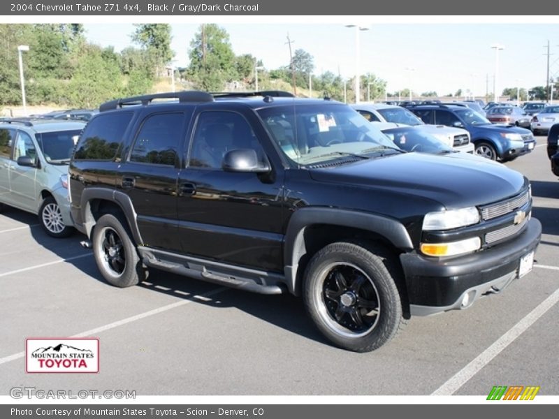 Black / Gray/Dark Charcoal 2004 Chevrolet Tahoe Z71 4x4