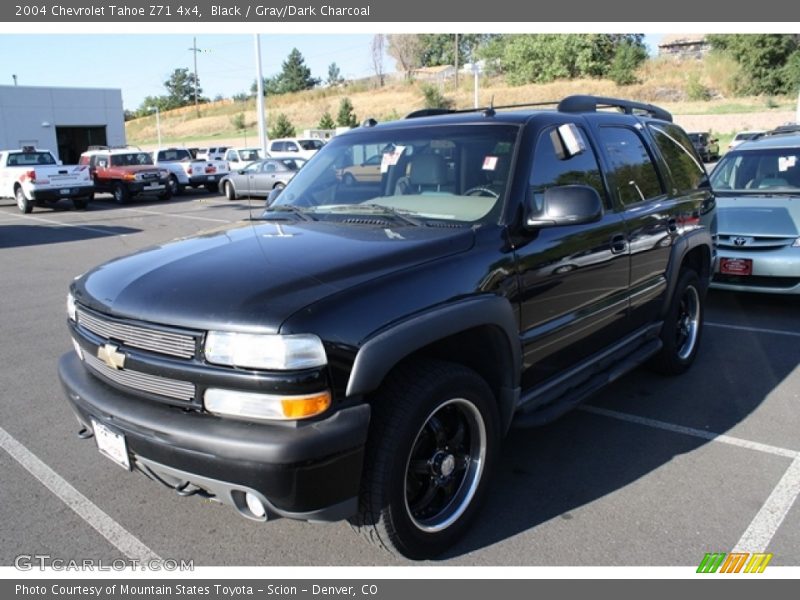 Black / Gray/Dark Charcoal 2004 Chevrolet Tahoe Z71 4x4