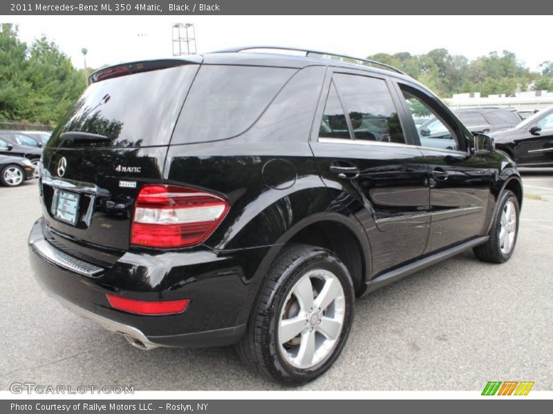 Black / Black 2011 Mercedes-Benz ML 350 4Matic