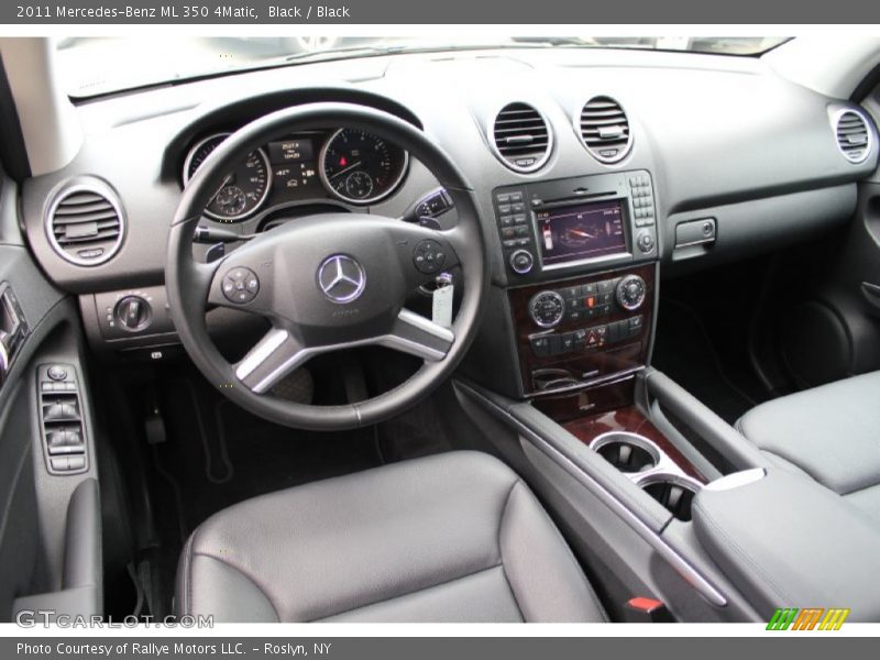 Black / Black 2011 Mercedes-Benz ML 350 4Matic