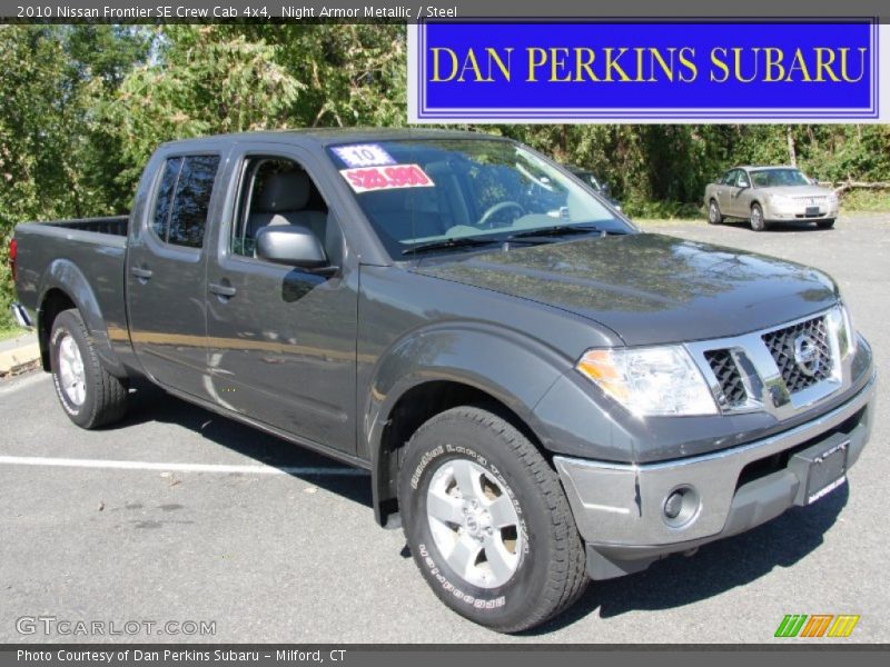 Night Armor Metallic / Steel 2010 Nissan Frontier SE Crew Cab 4x4