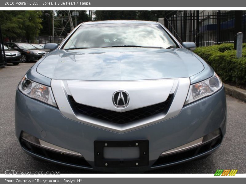 Borealis Blue Pearl / Taupe 2010 Acura TL 3.5