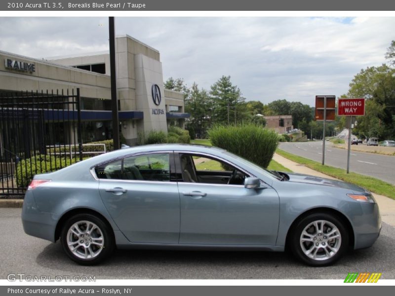 Borealis Blue Pearl / Taupe 2010 Acura TL 3.5