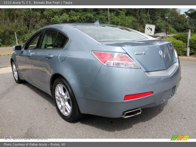 Borealis Blue Pearl / Taupe 2010 Acura TL 3.5