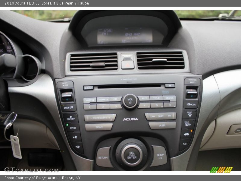 Borealis Blue Pearl / Taupe 2010 Acura TL 3.5