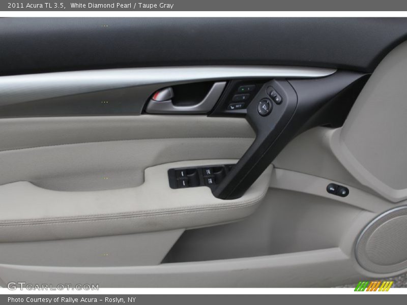 White Diamond Pearl / Taupe Gray 2011 Acura TL 3.5