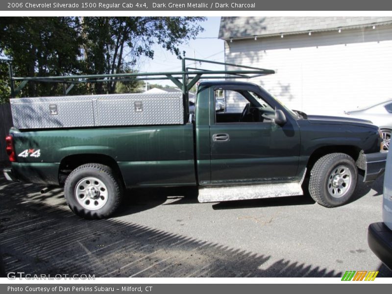 Dark Green Metallic / Dark Charcoal 2006 Chevrolet Silverado 1500 Regular Cab 4x4