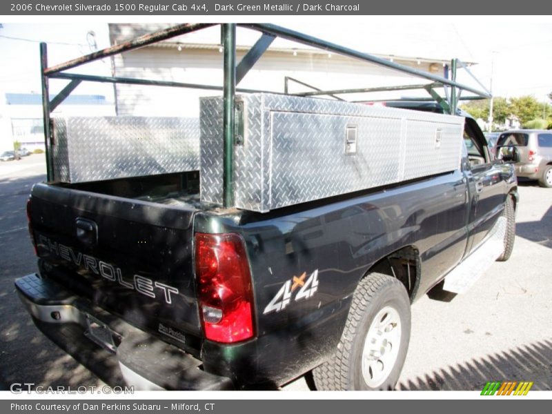 Dark Green Metallic / Dark Charcoal 2006 Chevrolet Silverado 1500 Regular Cab 4x4