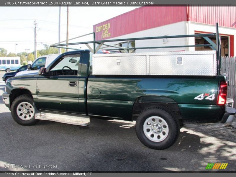 Dark Green Metallic / Dark Charcoal 2006 Chevrolet Silverado 1500 Regular Cab 4x4